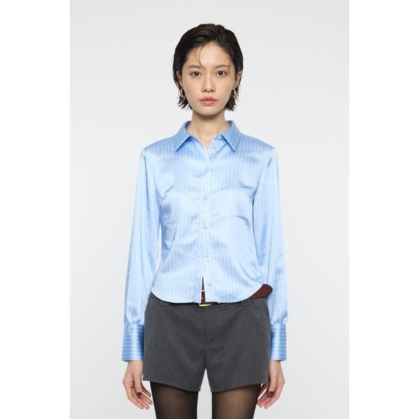 DOUBLE LAYERED ニットシャツ | マウジー(MOUSSY) | マルイウェブチャネル