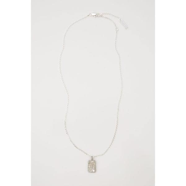 [�}���C]PLATE CHAIN �l�b�N���X/�}�E�W�[�iMOUSSY�j SLV