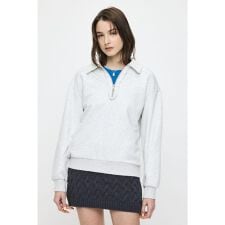 HALF ZIP SWEAT POLO プルオーバー