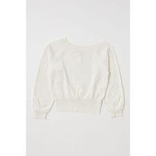 SIDE SLIT OFF SHOULDER スウェット