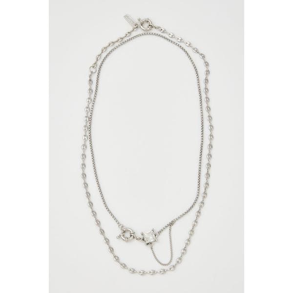 [�}���C]COMBI CHAIN �l�b�N���X/�}�E�W�[�iMOUSSY�j SLV