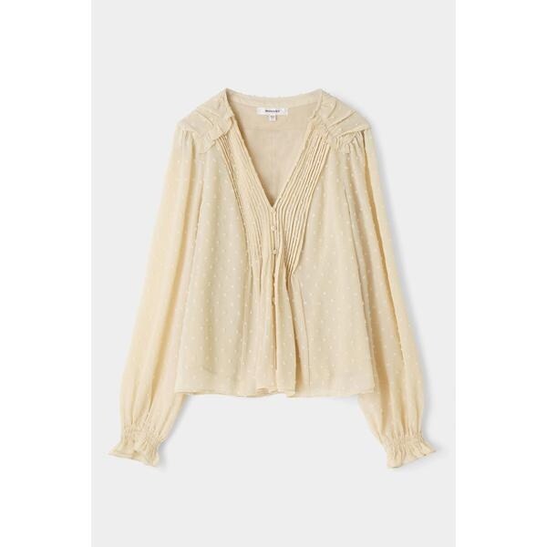 MOUSSY PIN TUCK FIT ブラウス　1(M)　WHITE セール】PIN TUCK FIT ブラウス（シャツ/ブラウス）｜MOUSSY
