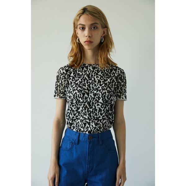 LEOPARD SEE THROUGH TEE | マウジー(MOUSSY) | 010DAG80-5580