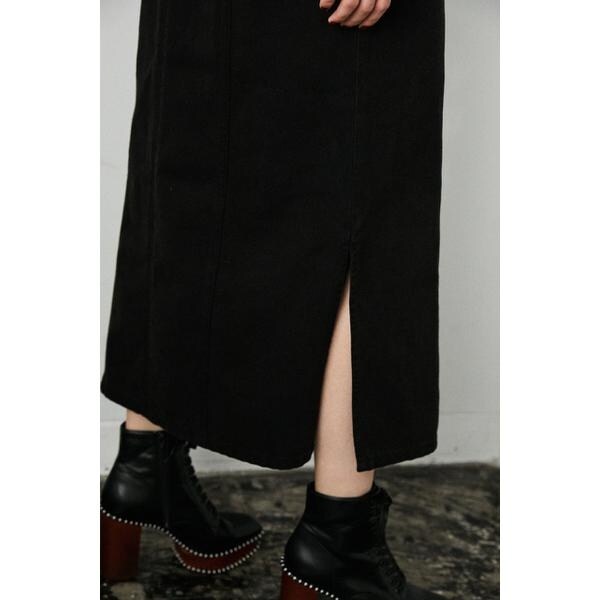 MOUSSY SIDE SLIT ジャンパースカート 