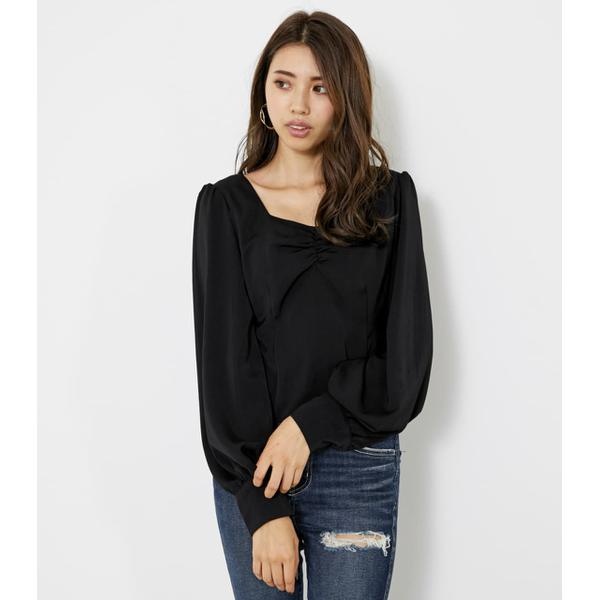 BackレースアップTOP | リエンダ(rienda) | 110DAA30-1840