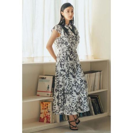 WカラーフリルSLVフレアOP | リエンダ(rienda) | マルイウェブチャネル 