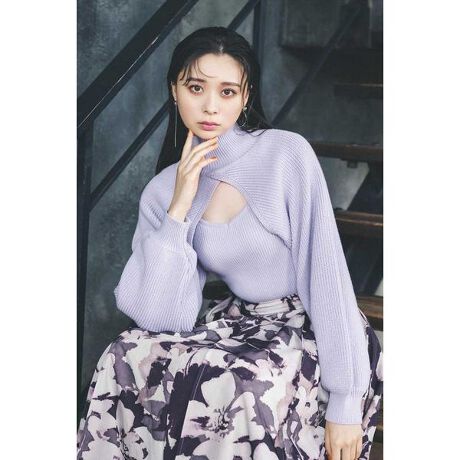 クロップドSET Knit TOP | リエンダ(rienda) | マルイウェブチャネル