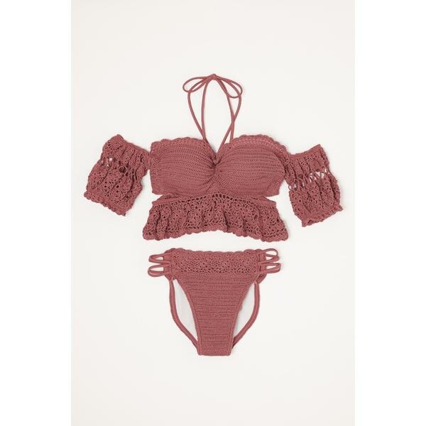 オフショルクロシェバンドゥビキニ 楽天市場】Many way オフショルクロシェバンドゥbikini rienda