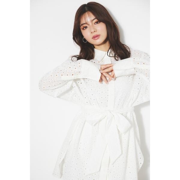 新品 リエンダ バックボタンシャツトップス rienda | バックボタンSH TOP (シャツ・ブラウス ) |SHEL'TTER