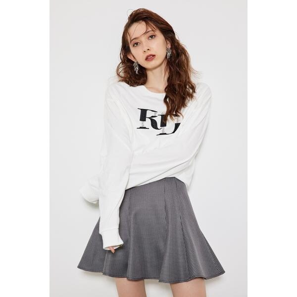 VERSO/ヴェルソ】レイヤードShirring Skirt スカート 「VERSO/ヴェルソ