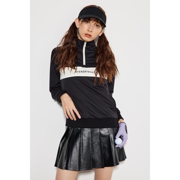 RIENDA GOLF】ハーフジップライトブルゾン | リエンダ(rienda