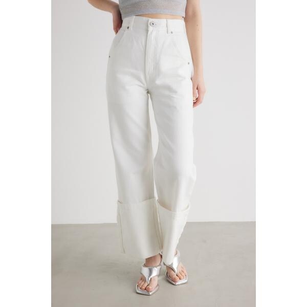 【rienda】オーバーターンJ/W DENIM PT rienda | オーバーターンJ/W DENIM PT (ストレート ) |SHEL'TTER