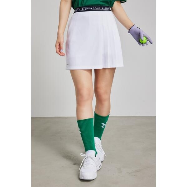 RIENDA GOLF】サイドプリーツウエストロゴSK | リエンダ(rienda