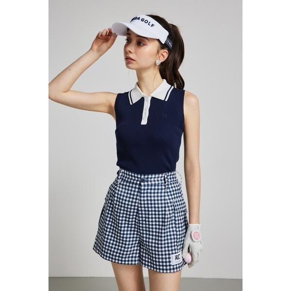 新品タグ付き【RIENDA GOLF】リエンダ　ゴルフ　コンパクトニットTOP RIENDA GOLF】コンパクトニットTOP | リエンダ(rienda) | マルイ