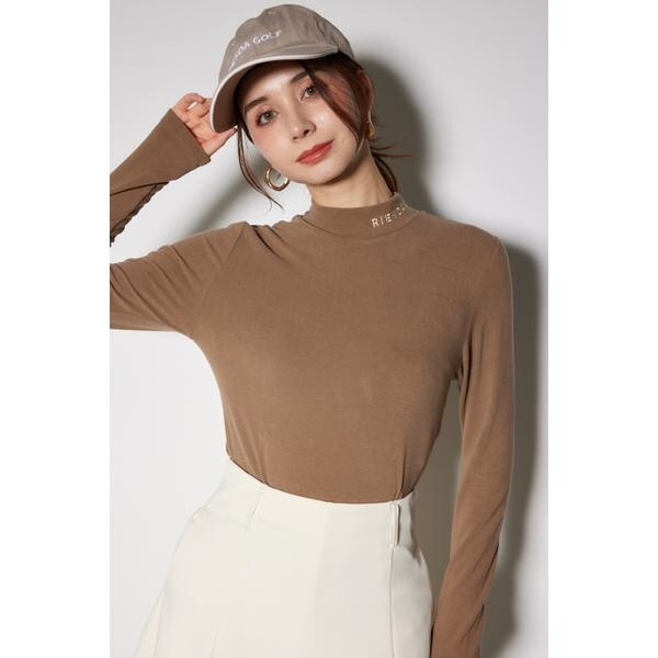 【RIENDA GOLF】バックリボンカットトップス