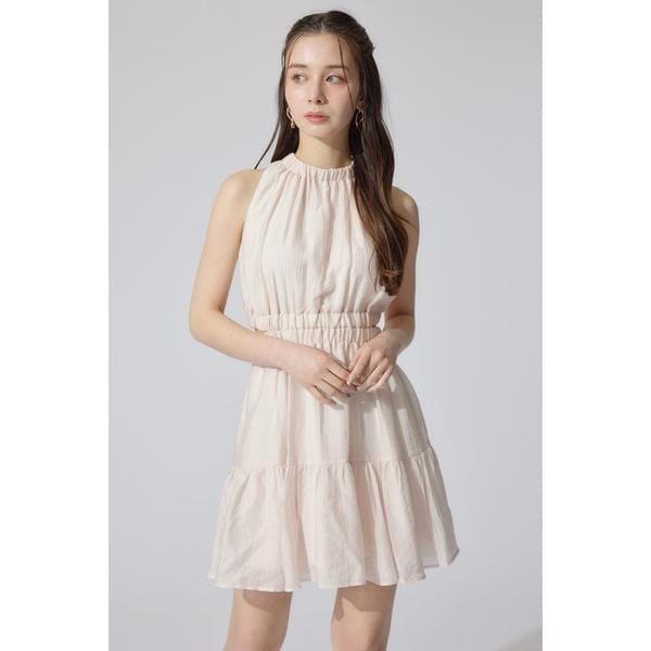 AKB48 千葉恵里さん着用・女神ワンピ】ホルターネックギャザーミニフレ