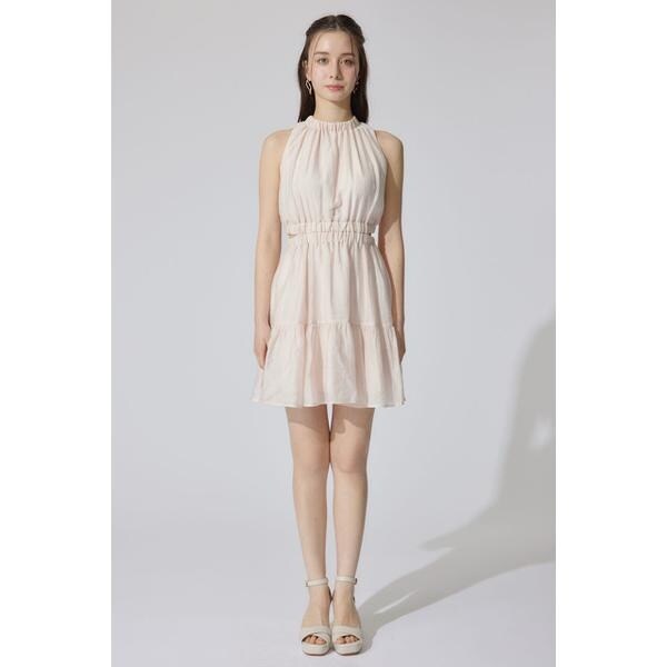 AKB48 千葉恵里さん着用・女神ワンピ】ホルターネックギャザーミニフレ