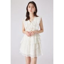【AKB48 千葉恵里さん着用】ティアードフリルミニワンピース