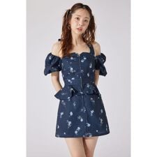 【AKB48 千葉恵里さん着用】2WAYオフショルベアワンピース