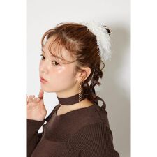 フェイクレザーシュシュ