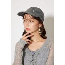 ロゴ刺繍キャップ