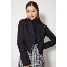 25AWフェイクスエードライダースジャケット