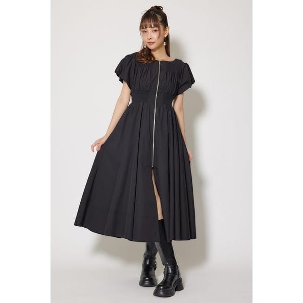knitコンビスリットフレアワンピース | リエンダ(rienda) | マルイ