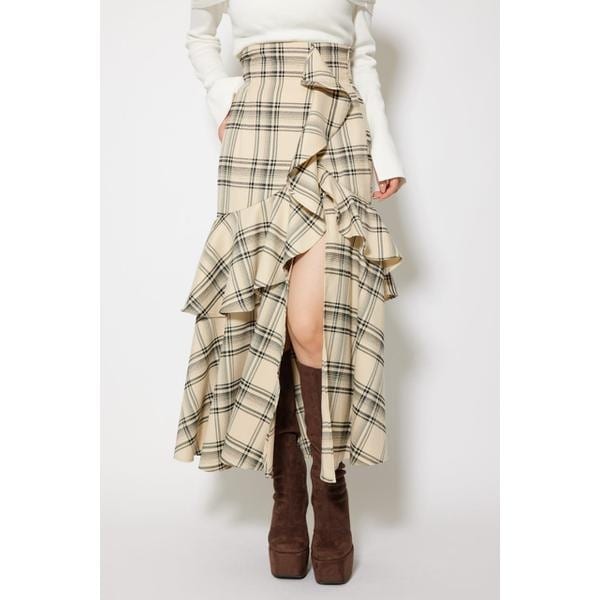 フリルスリットハイウエストスコートショートパンツ | リエンダ(rienda