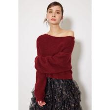 リエンダ(rienda)のオフショルニットトップス