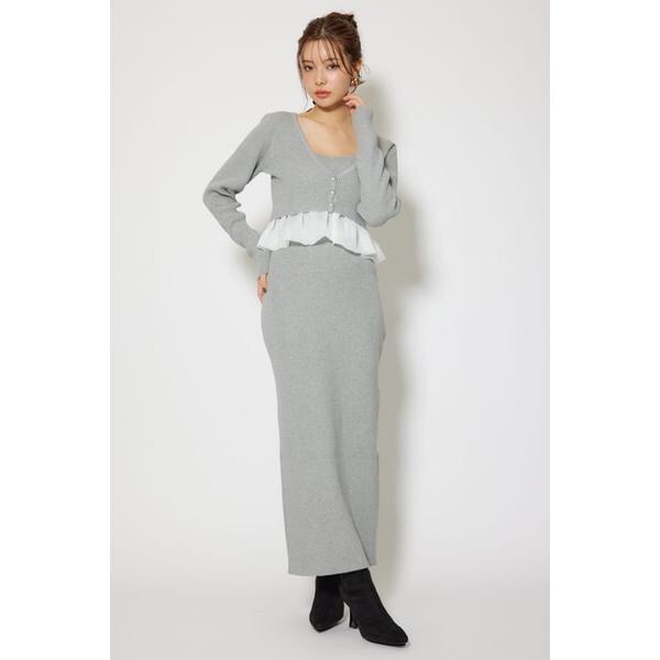 ペプラムカーデセットキャミワンピース | リエンダ(rienda) | マルイ