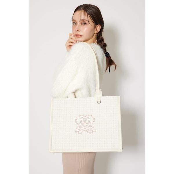 WRRロゴツイードトートバッグ | リエンダ(rienda) | マルイウェブチャネル