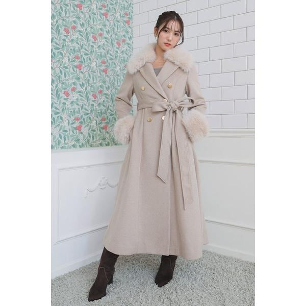 冬の定番マストアイテム！！スタンドカラードレスコート