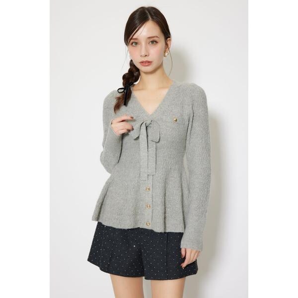 2WAYペプラムニットカーディガントップス | リエンダ(rienda) | マルイ