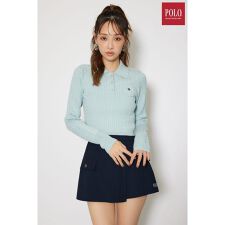 【POLO BCS】ケーブルニットトップス
