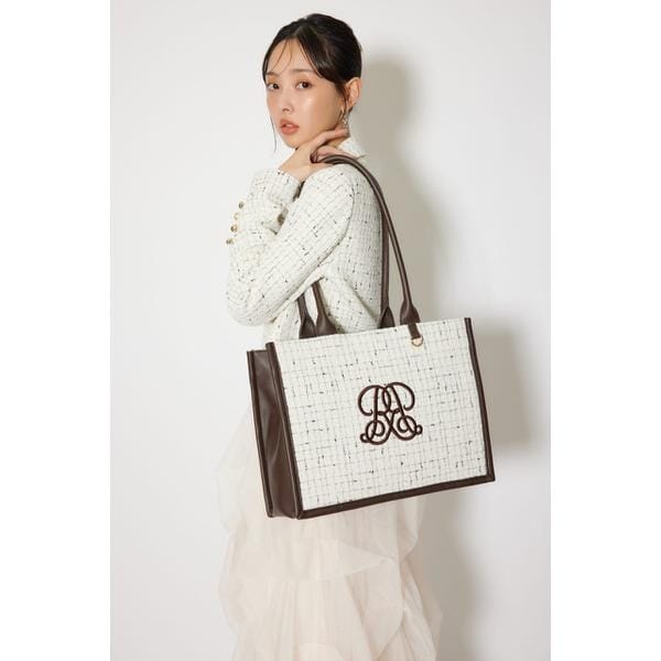 RRロゴツイードトートバッグ | リエンダ(rienda) | マルイウェブチャネル