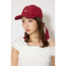 バックリボンRロゴキャップ