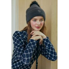 【RIENDA GOLF】ポンポン付きニット帽