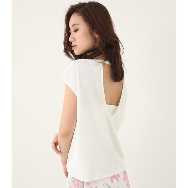 新発売！【RIENDA GOLF】襟付きコンパクトトップス 秋服 冬服 柄WHT