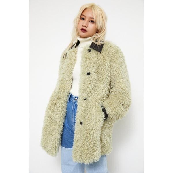 F／LEATHER DOCKING FUR COAT | ラグア ジェム(LAGUA GEM) | マルイ