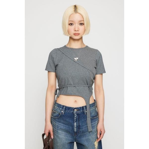 LAGUA GEM | ASYMMETRY CUT トップス (Tシャツ・カットソー(半袖