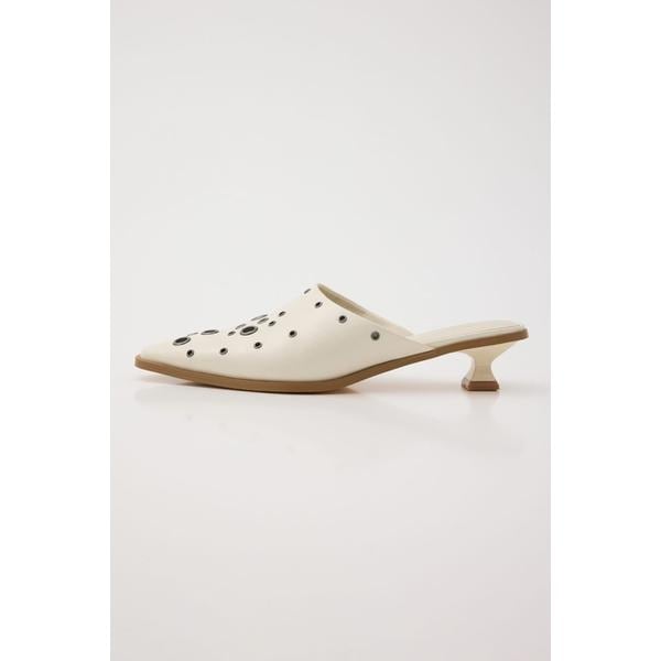 LAGUA GEM EYELET KITTEN HEEL ミュール EYELET KITTEN HEEL ミュール | ラグア ジェム(LAGUA GEM) | マルイ
