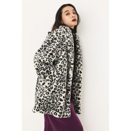 LEOPARD FAKE FUR COAT | ラグア ジェム(LAGUA GEM) | マルイウェブ