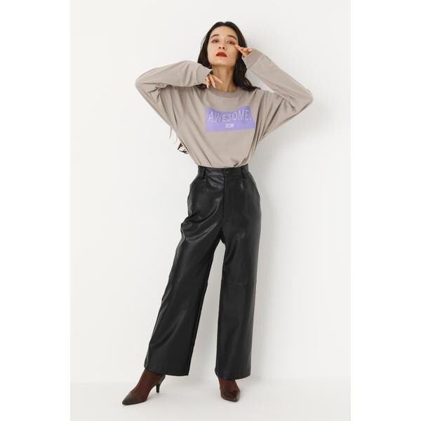 LAGUA GEM ラグアジェム オーバーハイシューズ サイズM グレー F