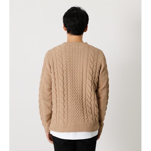 cable knit pullover
