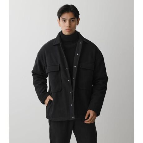 FAUX MELTON CPO JACKET | アズールバイマウジー(AZUL BY MOUSSY 
