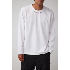 ポンチ刺繍ロングTシャツ