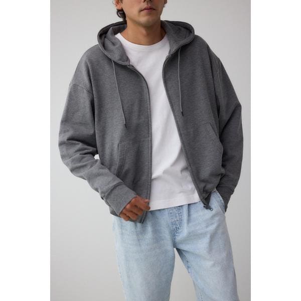 【PLUS】アシンメトリーラウンドフーディー/レディース/トップス パーカー  長袖 ブランド AZUL PLUS【SALE】 PLUS】アシンメトリーラウンドフーディー（パーカー）｜AZUL BY
