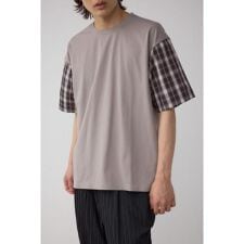 異素材スウィッチングトップス