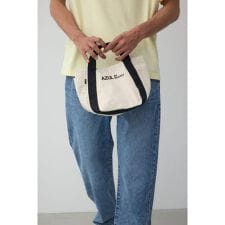 アズールバイマウジー(AZUL BY MOUSSY)のキャンバスロゴミニトート