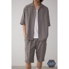 C/Tフェイクスウェードショートパンツセットアップ